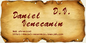 Daniel Venečanin vizit kartica